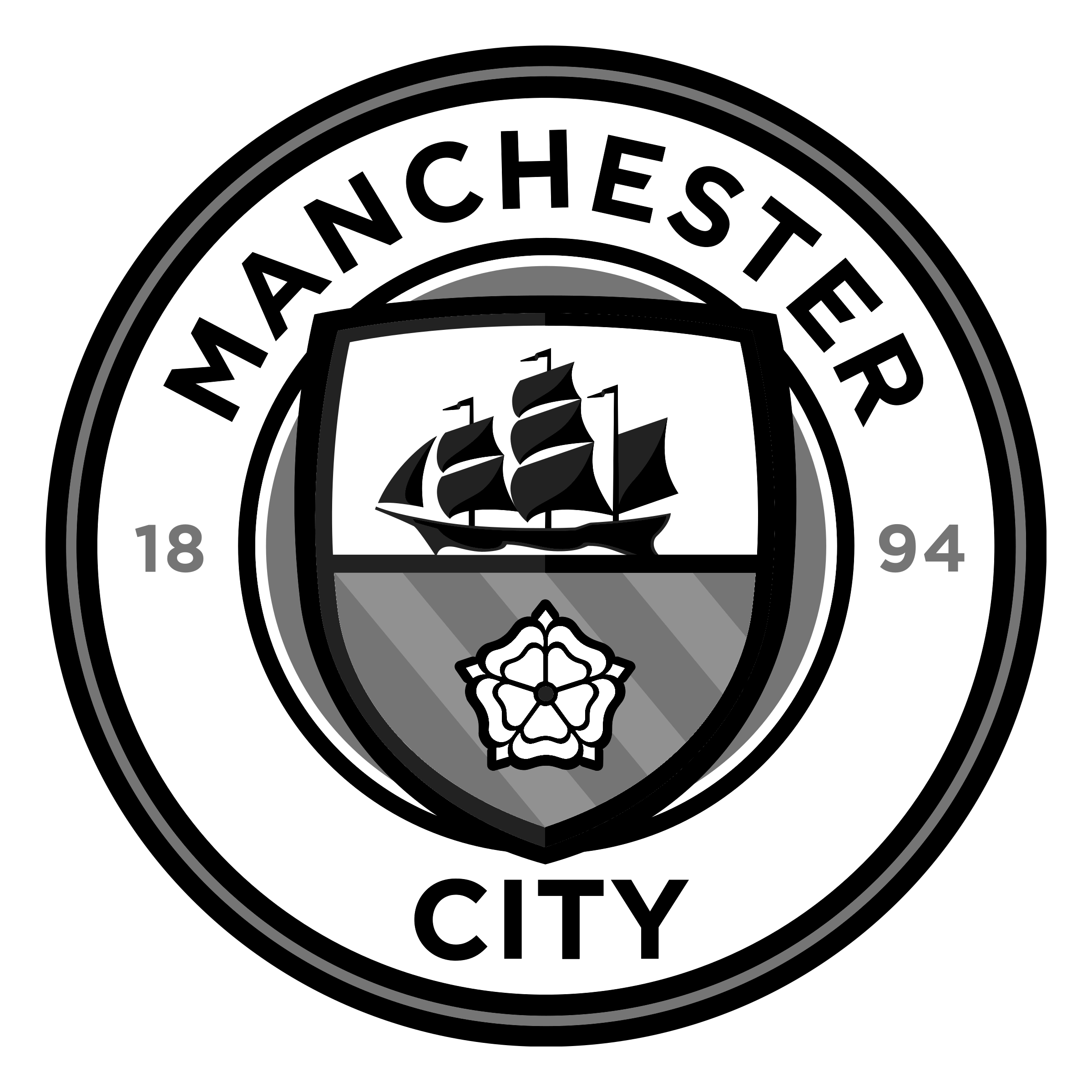 Gray City Logo - Manchester City Logo PNG Transparent & SVG Vector - Freebie Supply