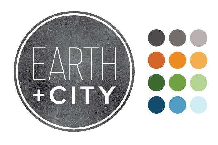 Gray City Logo - Earth + City logo refresh, website & label design - Liz MacInnis