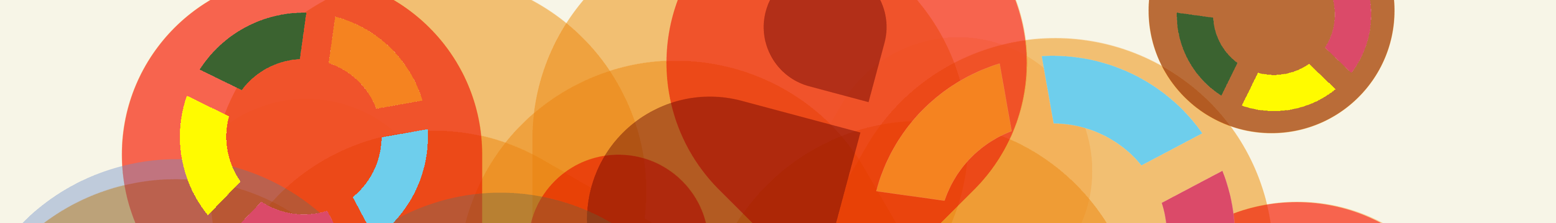 Orange and Red Banner Logo - circles-banner-logos | Lordship Hub Co-op