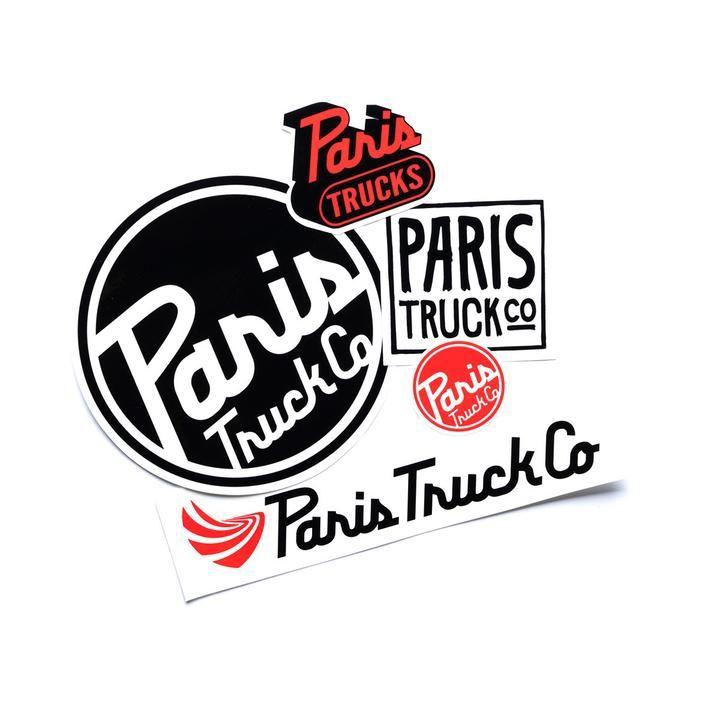 Paris Truck Logo - Paris Trucks Sticker pack (5pc) – Paris Truck Co