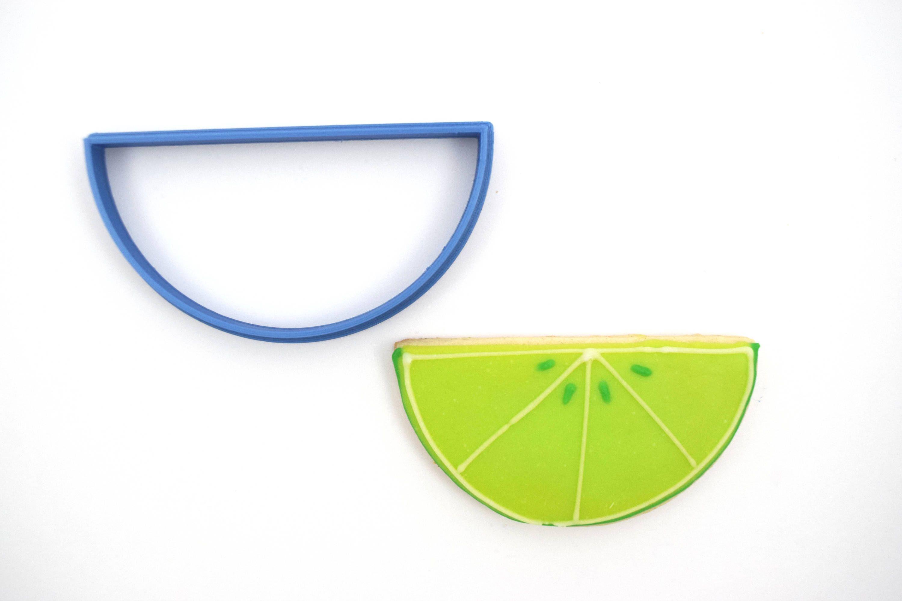 Orange Half Blue Half Circle Logo - Half Circle Fruit Wedge Orange Slice Lemon Slice Lime | Etsy