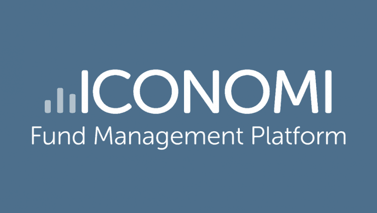 Blue Management Platform Logo - Iconomi: The Digital Asset Fund Management Platform