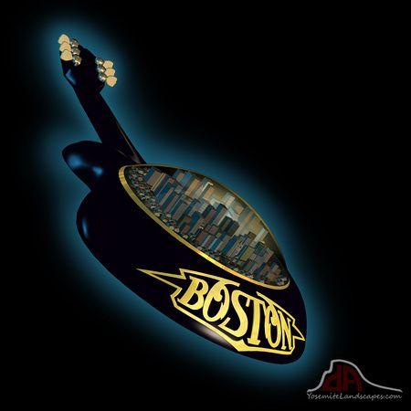 Boston Rock Band Logo - Yosemite Lanscapes | Boston - A Rock and Roll Band | Boston - Guitar ...