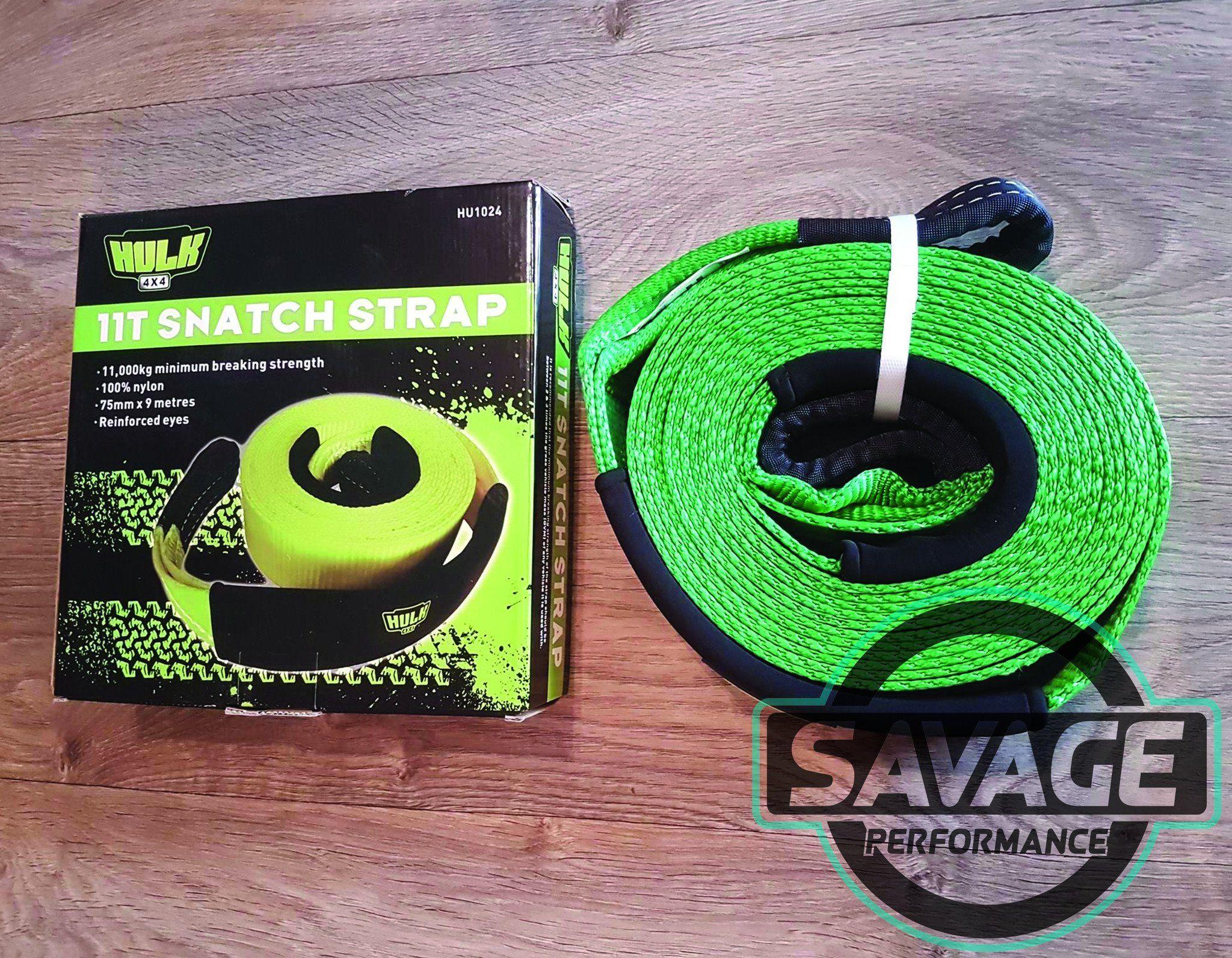 Team Savage Performance Logo - HULK 4x4 11T 11,000kg Snatch Strap 9m – Savage Performance and Spares