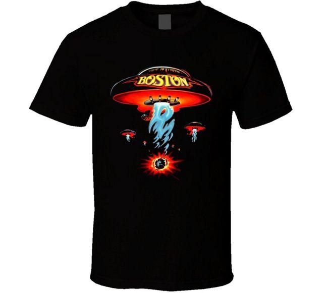 Boston Band Logo - Boston Rock Band Logo T Shirt-in T-Shirts from Men's Clothing on ...