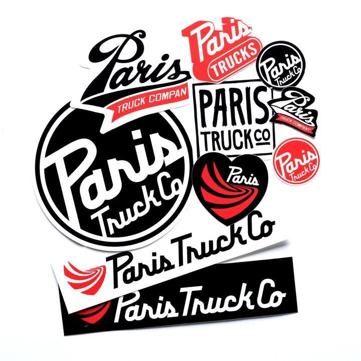 Paris Truck Logo - Paris Trucks Sticker pack (10pc) – Paris Truck Co