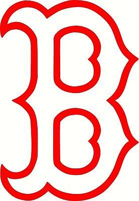 Red Sox B Logo - BOSTON RED SOX B Logo Vinyl Decal Sticker Various Sizes and colors