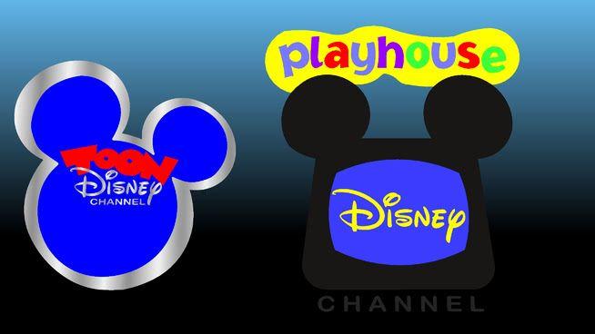 Playhouse Disney Channel Logo - Playhouse Disney Channel Logo With A Logo Of Toon Disney | 3D Warehouse