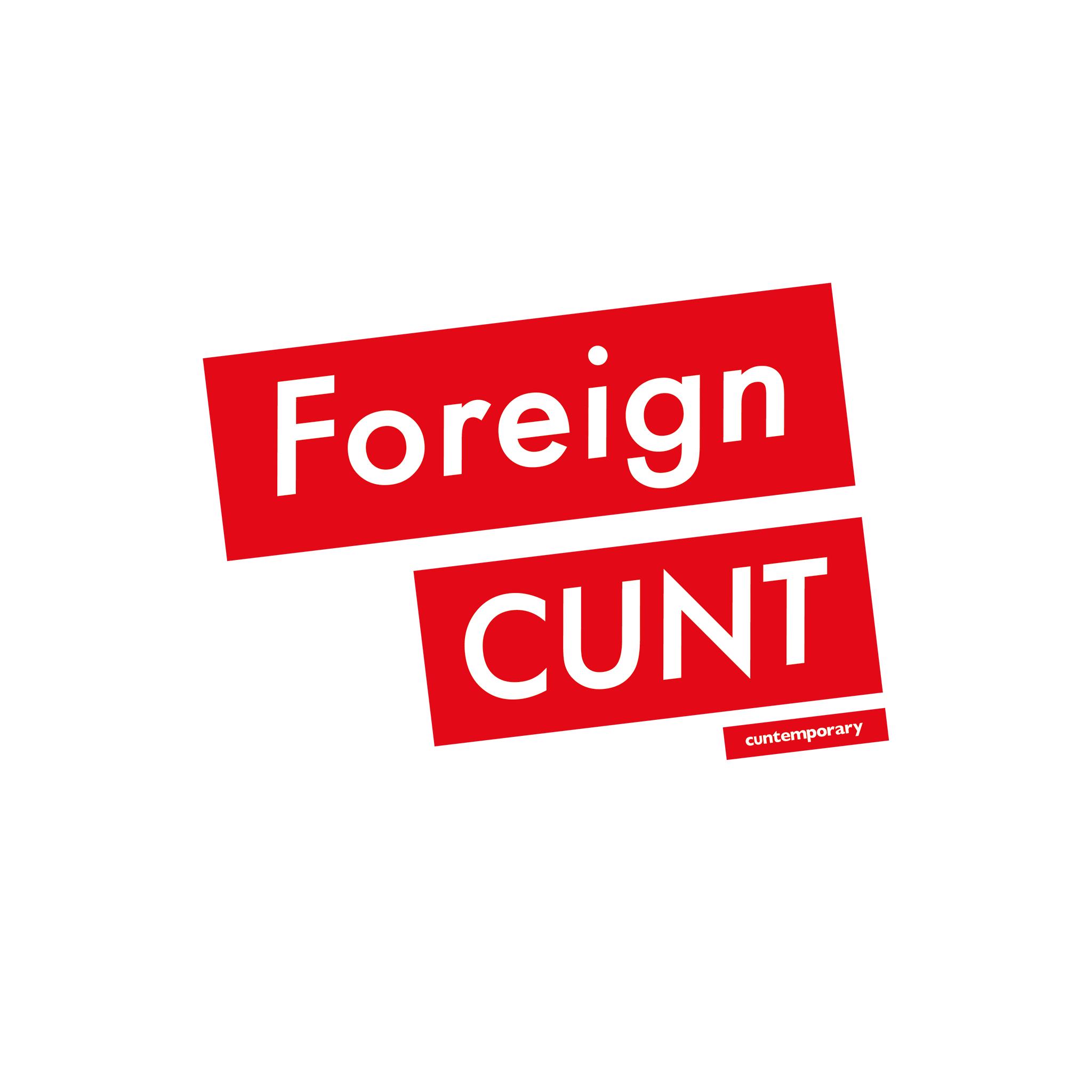 Foreign Red Logo - Foreign Cunt Tote Bag | CUNTemporary