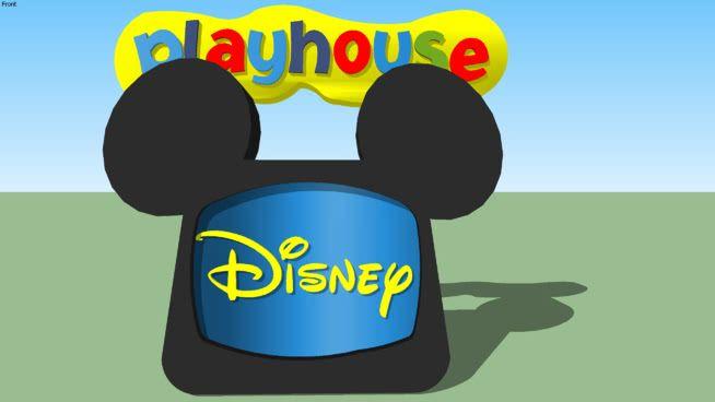 Playhouse Disney Channel Logo - Playhouse Disney logo (edited) | 3D Warehouse