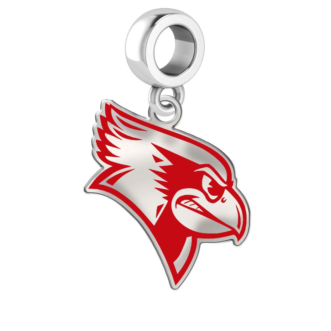 Red Birds of All Logo - Wholesale Illinois State Red Birds Silver Logo and School Color Drop