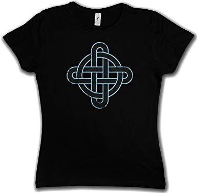 Celtic Cross Logo - Celtic Cross Knot Logo Sign V Girlie Shirt Celtic Rune Thor