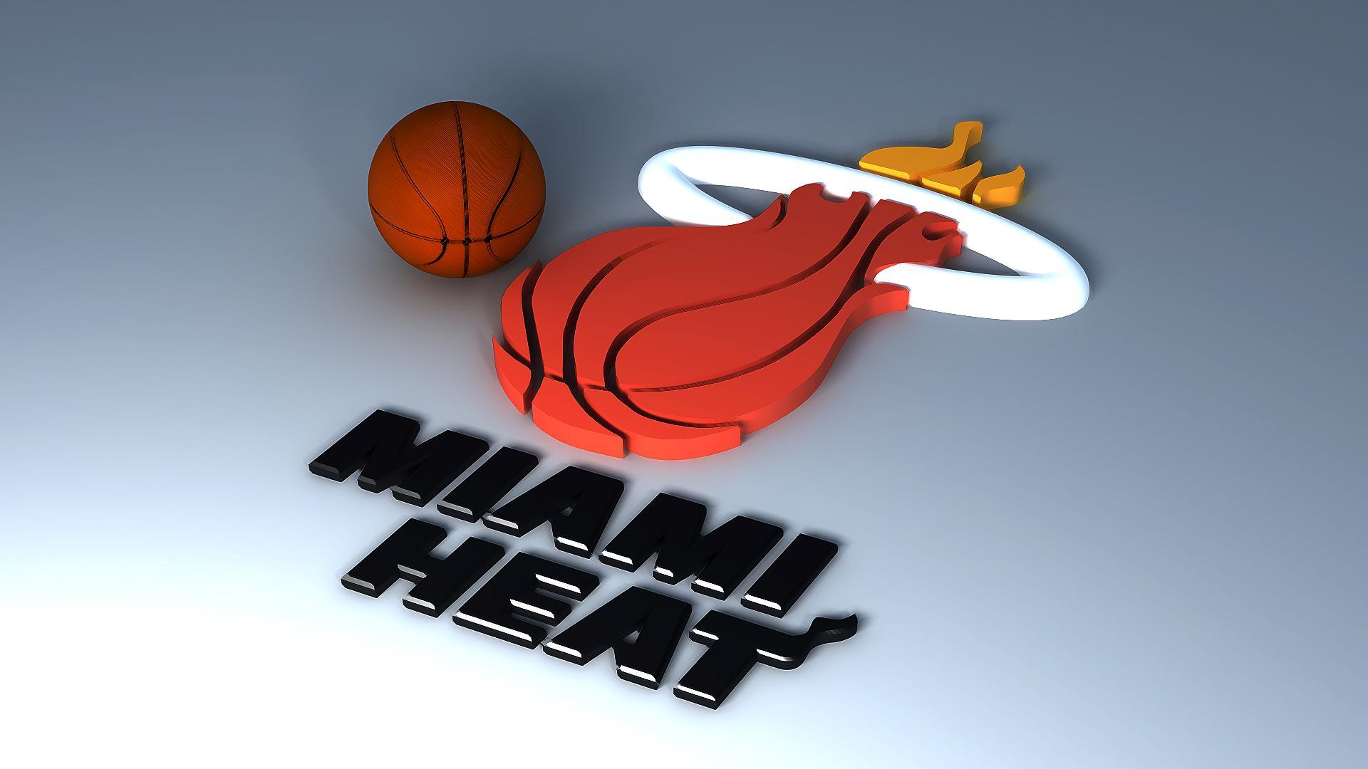 Miami Cool Logo - Cool Miami Heat Basketball Team 3D Logo Picture Gallery HD ...