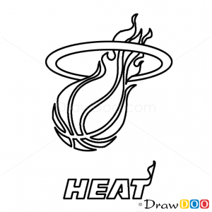 Miami Cool Logo - Miami Heat Logo Sketch at PaintingValley.com | Explore collection of ...