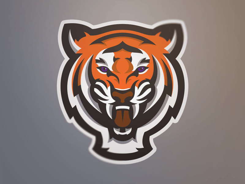Bengal Tiger Logo - Tiger | Logo Tigers. | Tiger logo, Logo design, Logos