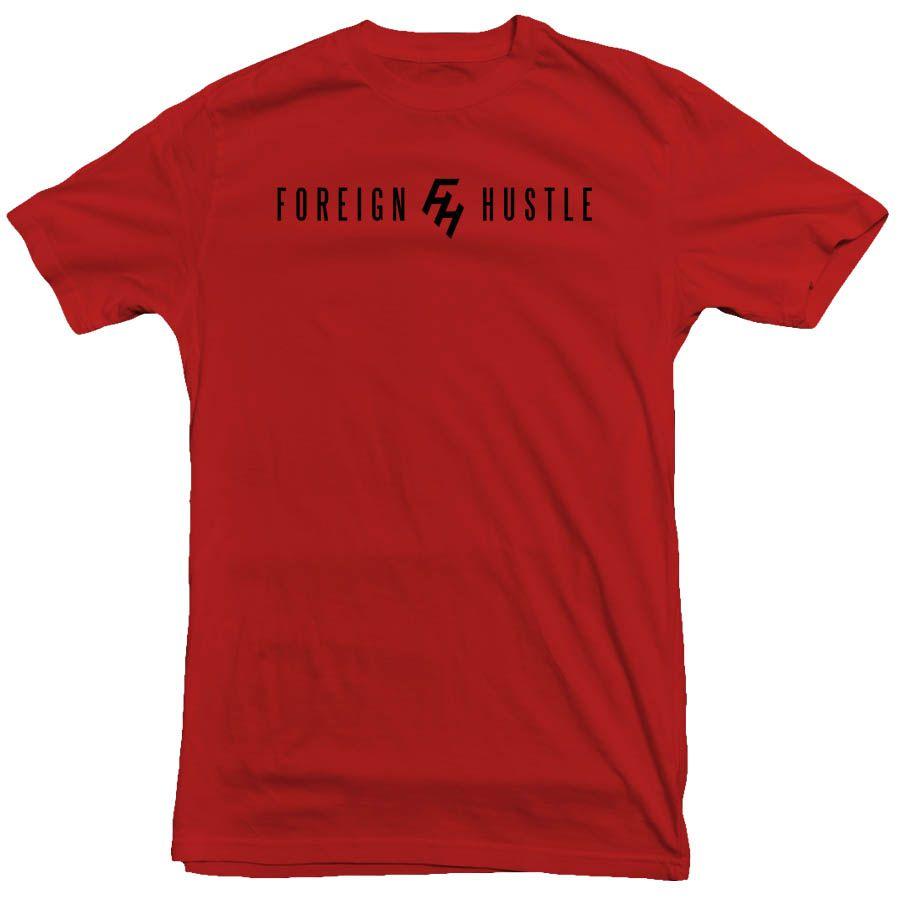 Foreign Red Logo - Foreign Hustle - Logo - Tee