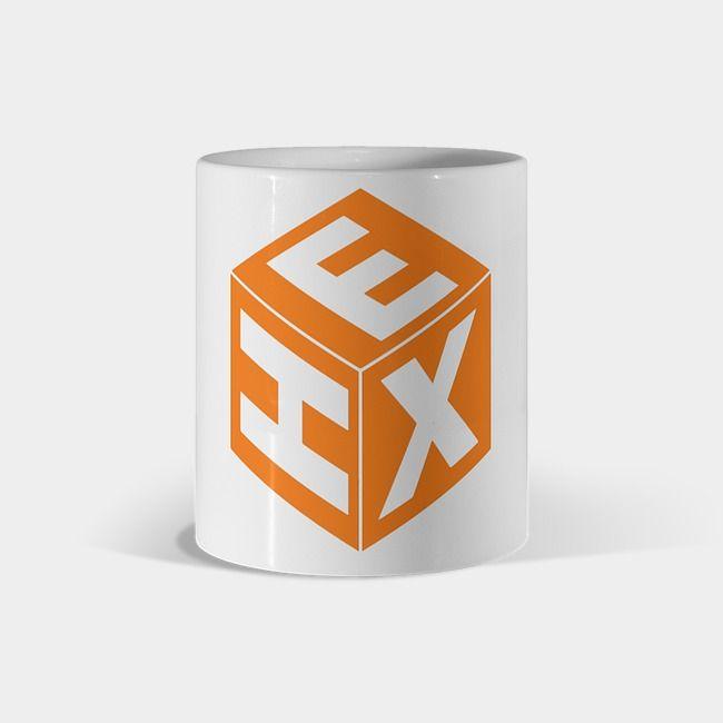 Orange Hex Logo - Hex Gaming Logo Orange Mug By HexGaming Design By Humans