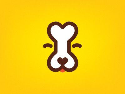 Bone Dog Logo - Dog bone logo by Dima Je | Dribbble | Dribbble