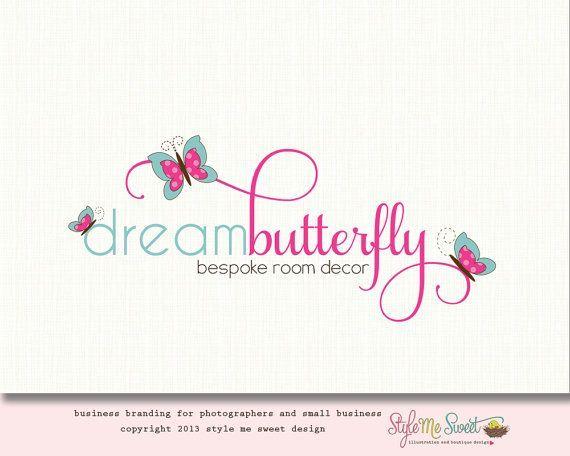 Butterfly Heart Logo - dream butterfly logo design. Logo design. Logo design