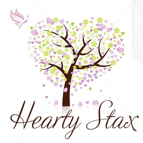 Butterfly Heart Logo - Butterfly Heart Tree Logo