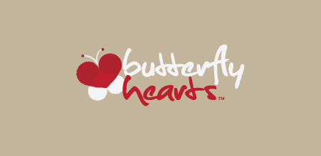 Butterfly Heart Logo - 30 Examples of Artistic Heart-Designed Logos | Naldz Graphics