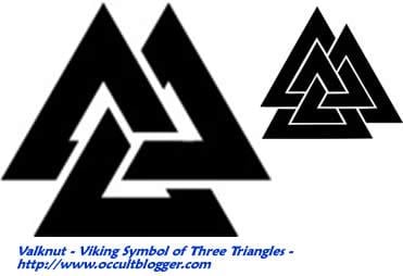 Symbols Triangle Logo - Valknut – Viking Symbol of Three Interlocking Triangles
