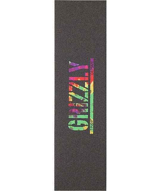 Grizzly Griptape Logo - Grizzly Griptape Grizzly T Puds Stamp Tye Dye Grip Tape