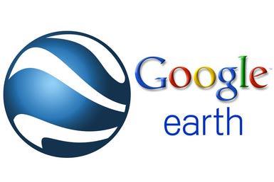 Google Earth Old Logo - web map service. First Base Solutions Inc