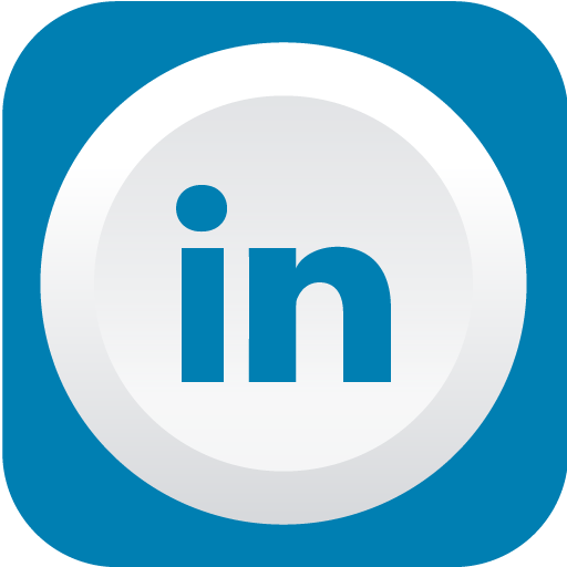 LinkedIn Email Logo - Linkedin Icon. Rounded Flat Social Iconet