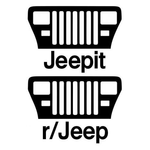 YJ Jeep Grill Logo - Jeepit reddit YJ grill decal pack | Styfe Life