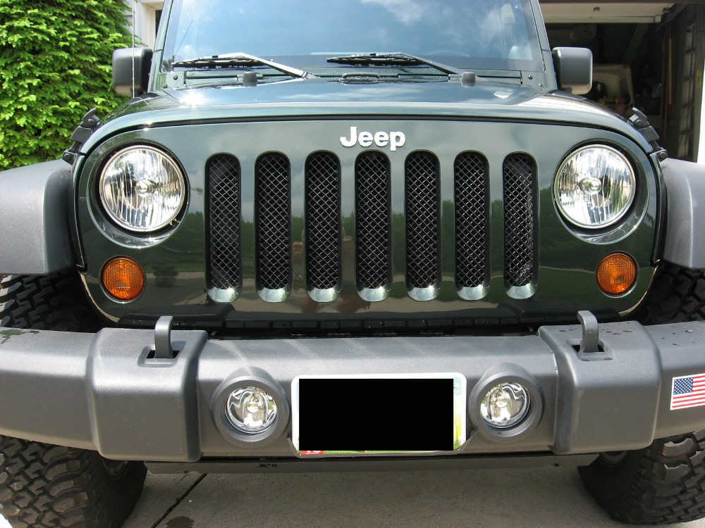 Jeep JK Grill Logo - JK Grill Mod. Mesh Grill Modification for JK Jeep Wrangler