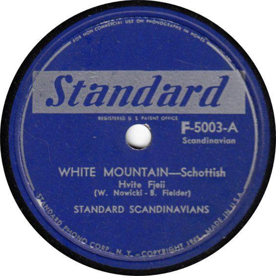 Blue Circle with White Mountain Logo - Standard Scandinavians - White Mountain / In The Forest (Vinyl, 10 ...
