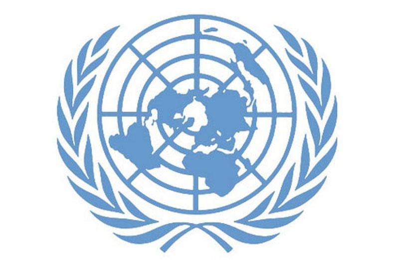 Blue World Globe Logo - UNSC's membership to open new horizons for Kazakhstan