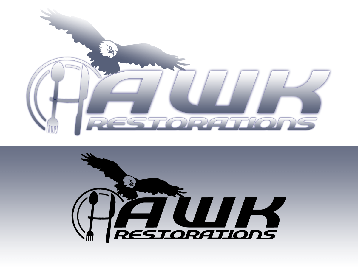 South Hawk Logo - Elegant, Playful, Shop Logo Design for Hawk Restorations
