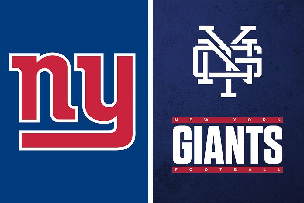 NFL Giants Logo - The 10 Best Redesigned NFL Logos | Highsnobiety