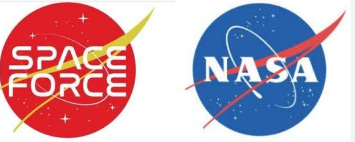 Space Force Logo - I'm not joking. One of Trump's proposed logos for 