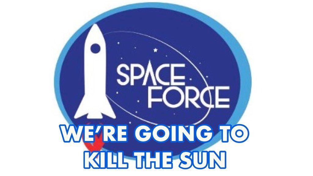 Force Logo - Mars awaits': Trump supporters to vote on logo for space force ...