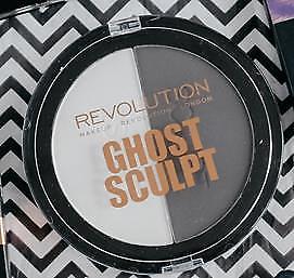 Makeup Black and White Logo - Makeup Revolution Ghost Sculpt Black & White Pressed Powder ...