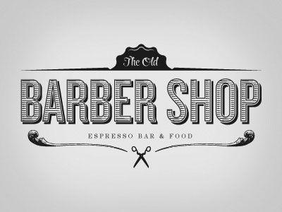 Old Vintage Logo - The Old Barber Shop Vintage Logo Design | Modern Vintage Graphic ...
