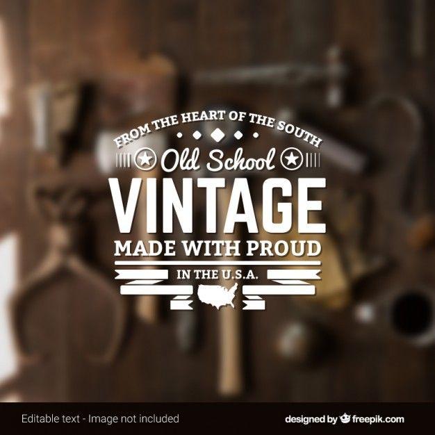 Old Vintage Logo - School vintage logo Vector | Free Download