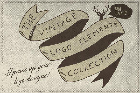 Old Vintage Logo - The Vintage Logo Elements Collection ~ Graphic Objects ~ Creative Market