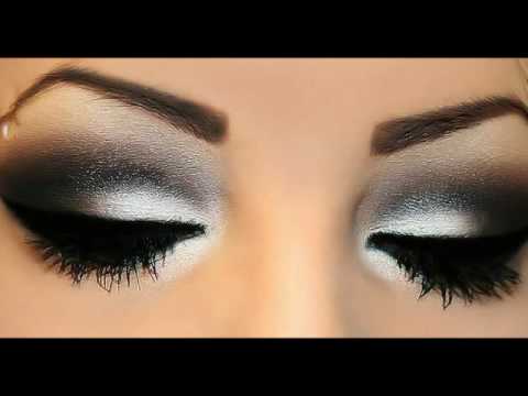 Makeup Black and White Logo - smokey eye makeup tutorial - YouTube