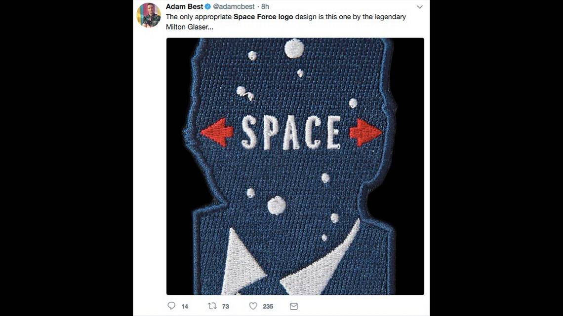 Space Force Logo - Trump Space Force logo ideas blast off on Twitter. The Kansas City Star