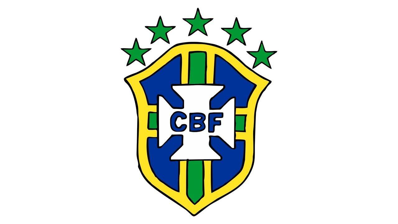 Brazil Logo - How to Draw the Brazil Logo (Brazilian Team) - YouTube