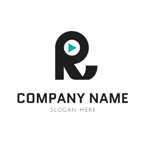 Black White R Logo - Free R Logo Designs | DesignEvo Logo Maker