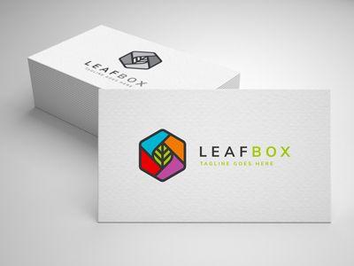 Leaf Box Logo - leaf box logo by Monica | Dribbble | Dribbble