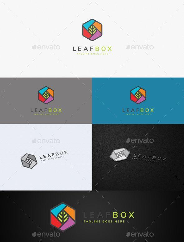 Leaf Box Logo - Leaf #Box - Nature #Logo Templates | Logo | Pinterest | Logo ...