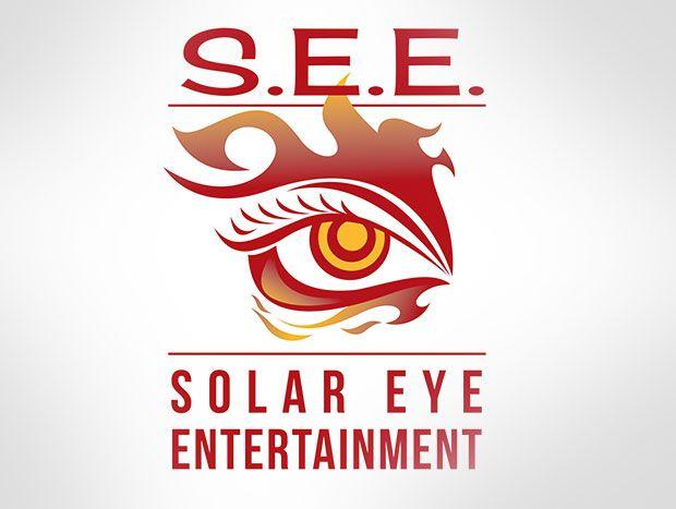 Red E Company Logo - Music Production Company Logo Designs