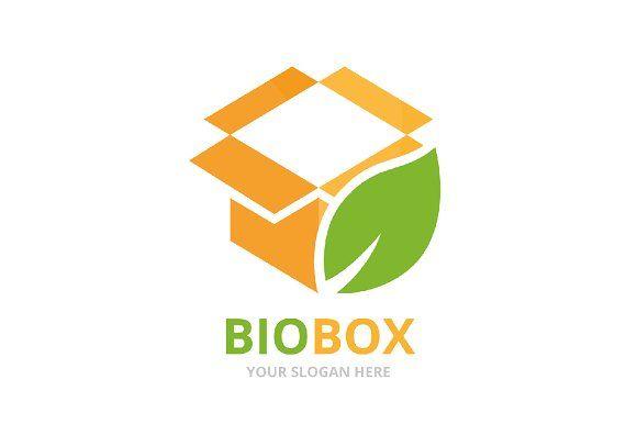 Leaf Box Logo - Vector box and leaf logo combination by GraphiShop on ...