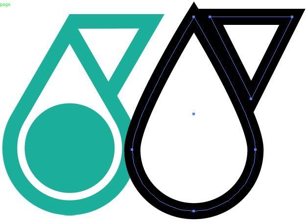 Petronas Logo - Adobe Illustrator Petronas Logo, Two Shapes W Big